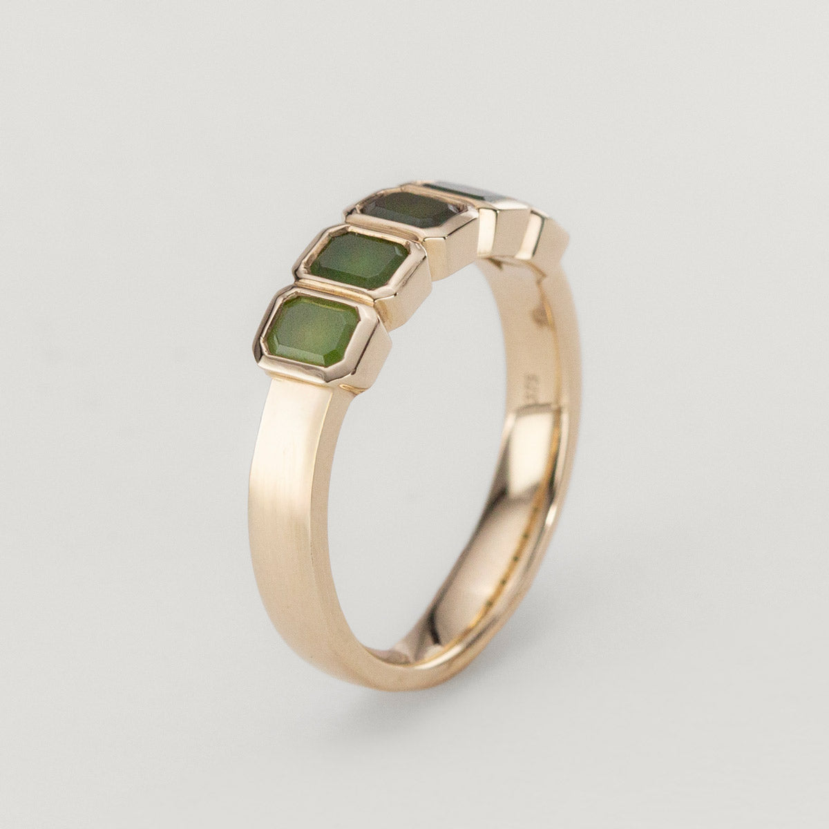 Pounamu Alpine Forest Ring