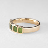 Pounamu Alpine Forest Ring