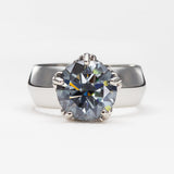 IDGAF Ring in Moissanite