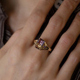 Love on Fire Ametrine Ring