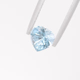 Ice Blue Aquamarine Heart 0.9 carats