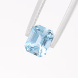 Ice Blue Aquamarine Emerald cut 1.24 carats