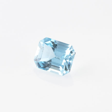 Ice Blue Aquamarine Emerald cut 1.24 carats