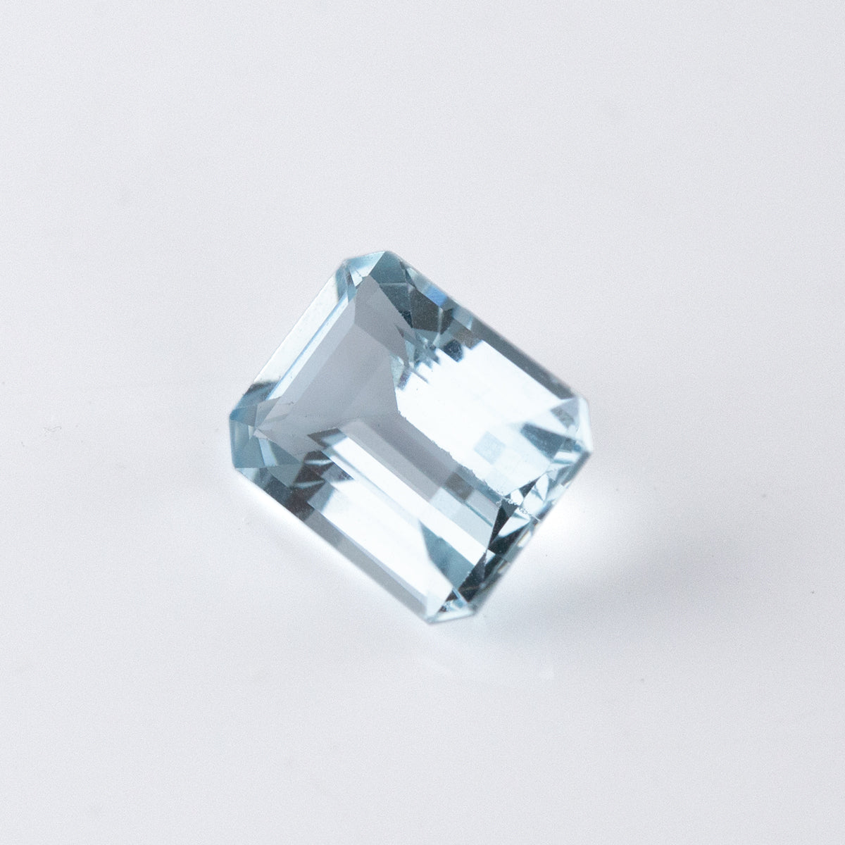 Ice Blue Aquamarine Emerald cut 1.65 carats