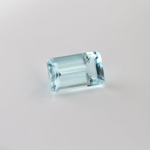 Ice Blue Aquamarine Octagonal cut 5.23 carats