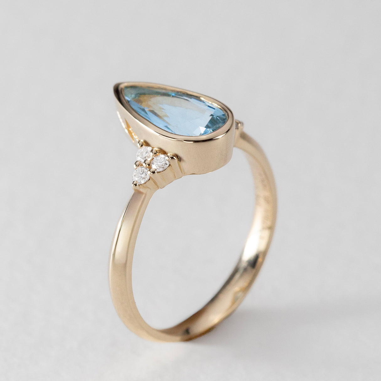 Aquamarine Athena Ring