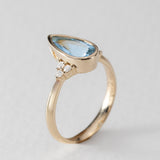 Aquamarine Athena Ring