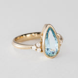 Aquamarine Athena Ring