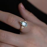 Aquamarine Athena Ring