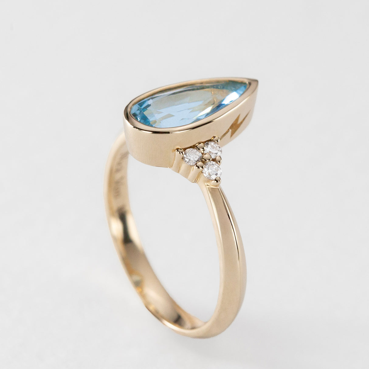 Aquamarine Athena Ring