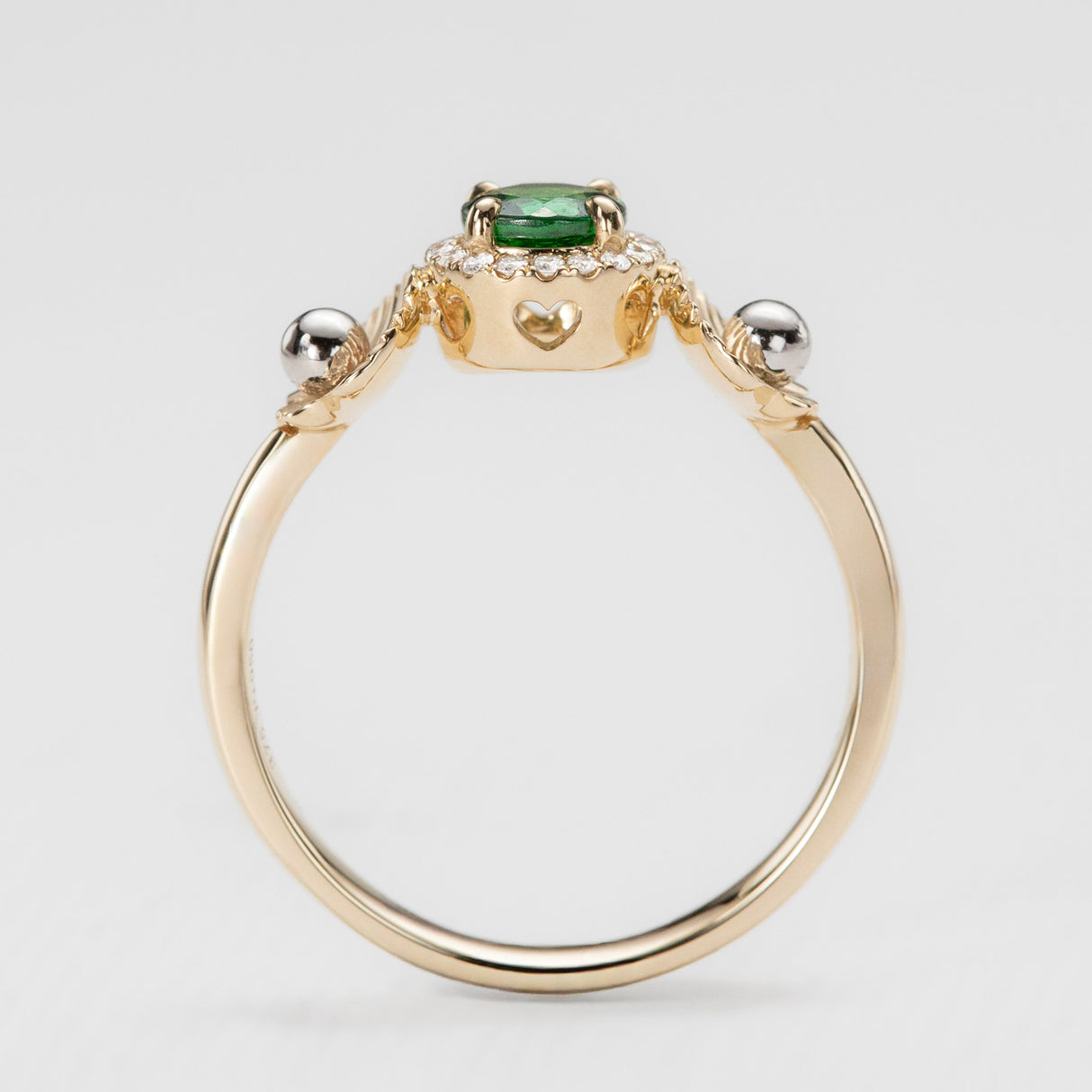 Ariel's Halo Tsavorite Ring