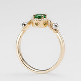 Ariel's Halo Tsavorite Ring