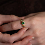 Ariel's Halo Tsavorite Ring