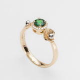 Ariel's Halo Tsavorite Ring