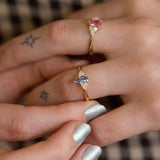 Beach House Aquamarine & Diamond Ring