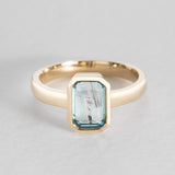 Bolt From The Blue Aquamarine Ring