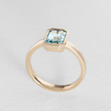 Bolt From The Blue Aquamarine Ring