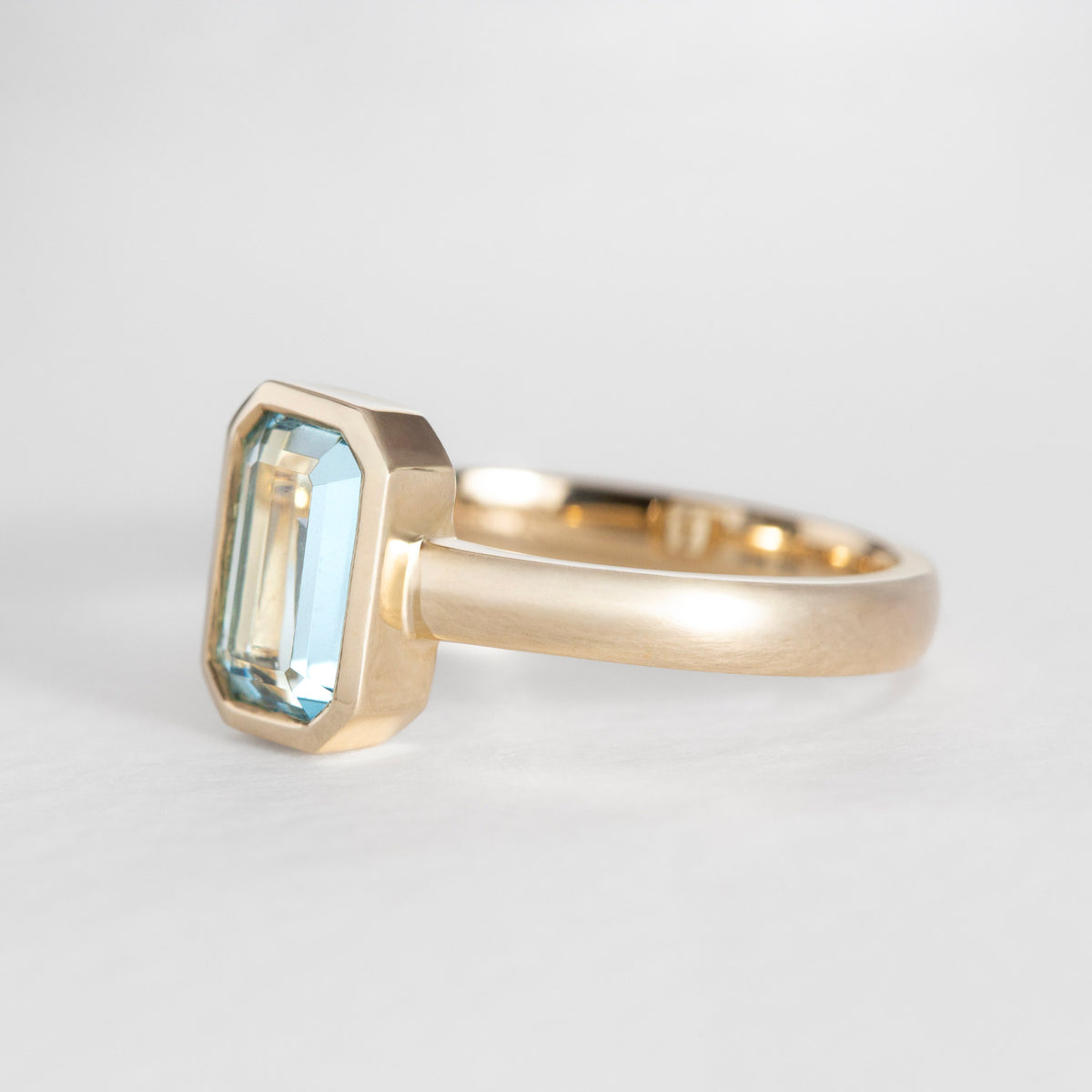 Bolt From The Blue Aquamarine Ring