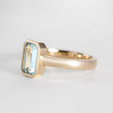 Bolt From The Blue Aquamarine Ring