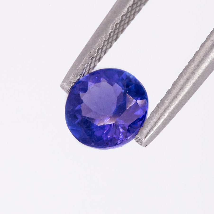 Bluebell Tanzanite Round faceted 1.37 carats