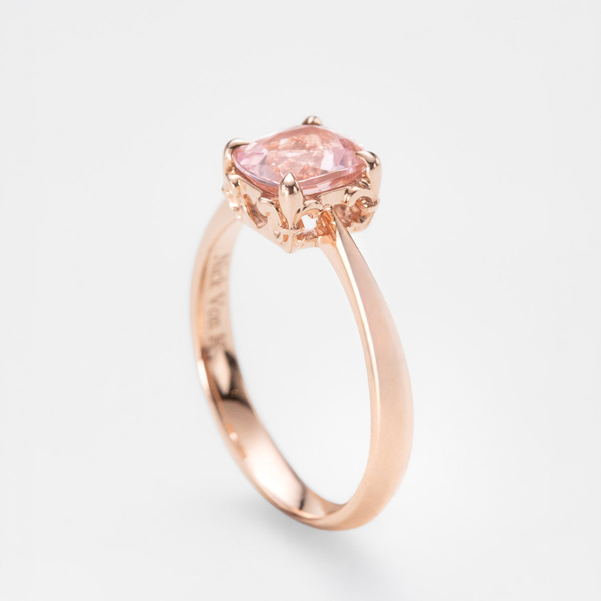 Cherry Blossom Morganite Ring