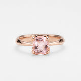 Cherry Blossom Morganite Ring