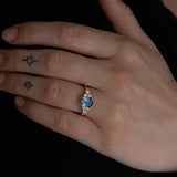 Cloud Kiss Sapphire Ring