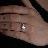 Cloud Kiss Sapphire Ring