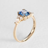 Cloud Kiss Sapphire Ring