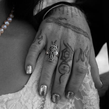 Drop Dead Stainless Steel Ring