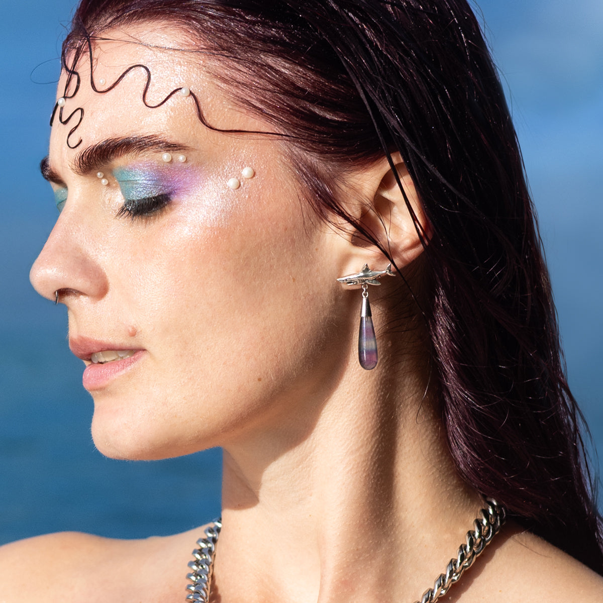 Deeply Misunderstood Earrings in Fluorite