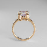Rainbow Moonstone Dragon Claw Ring