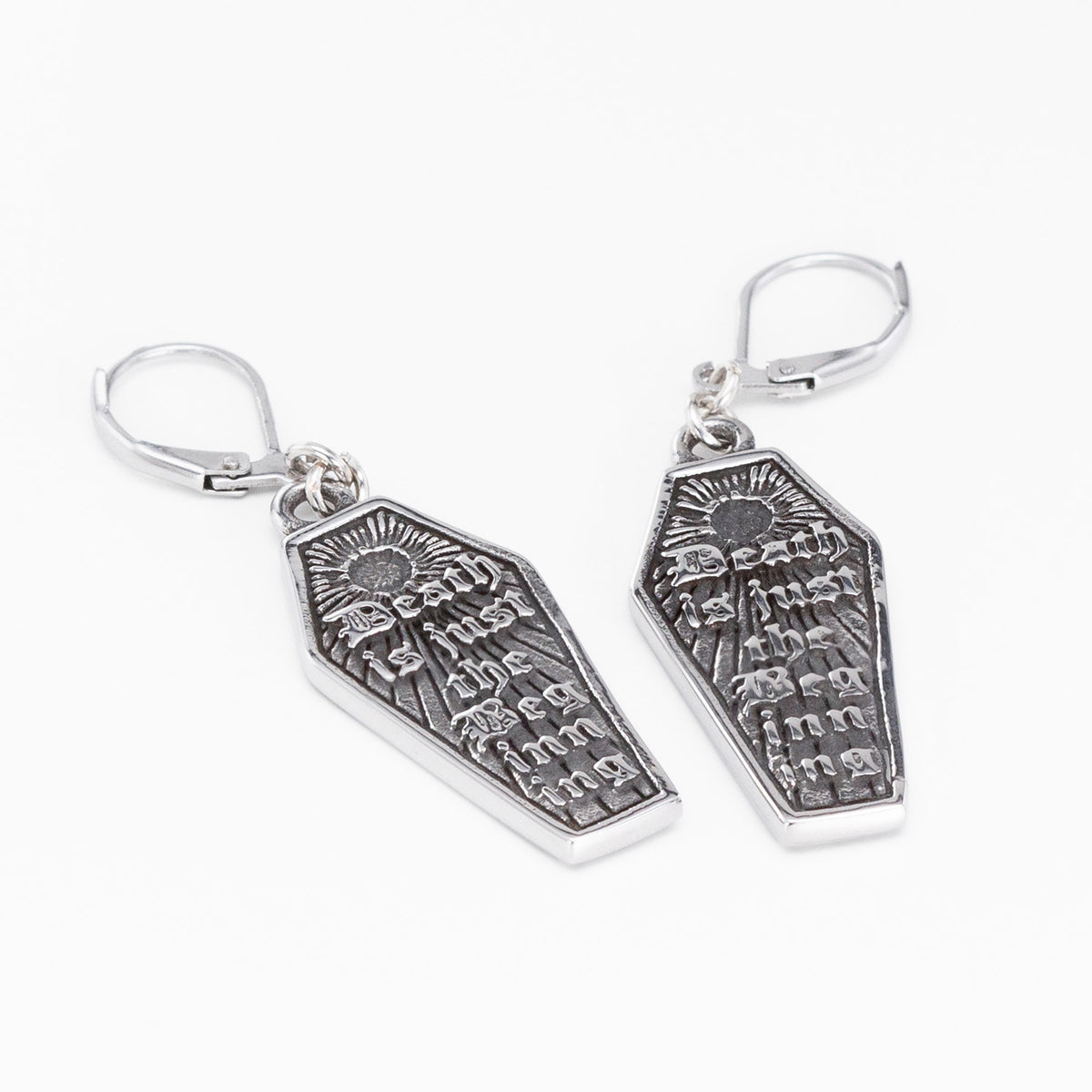 Drop Dead Stainless Steel Earrings