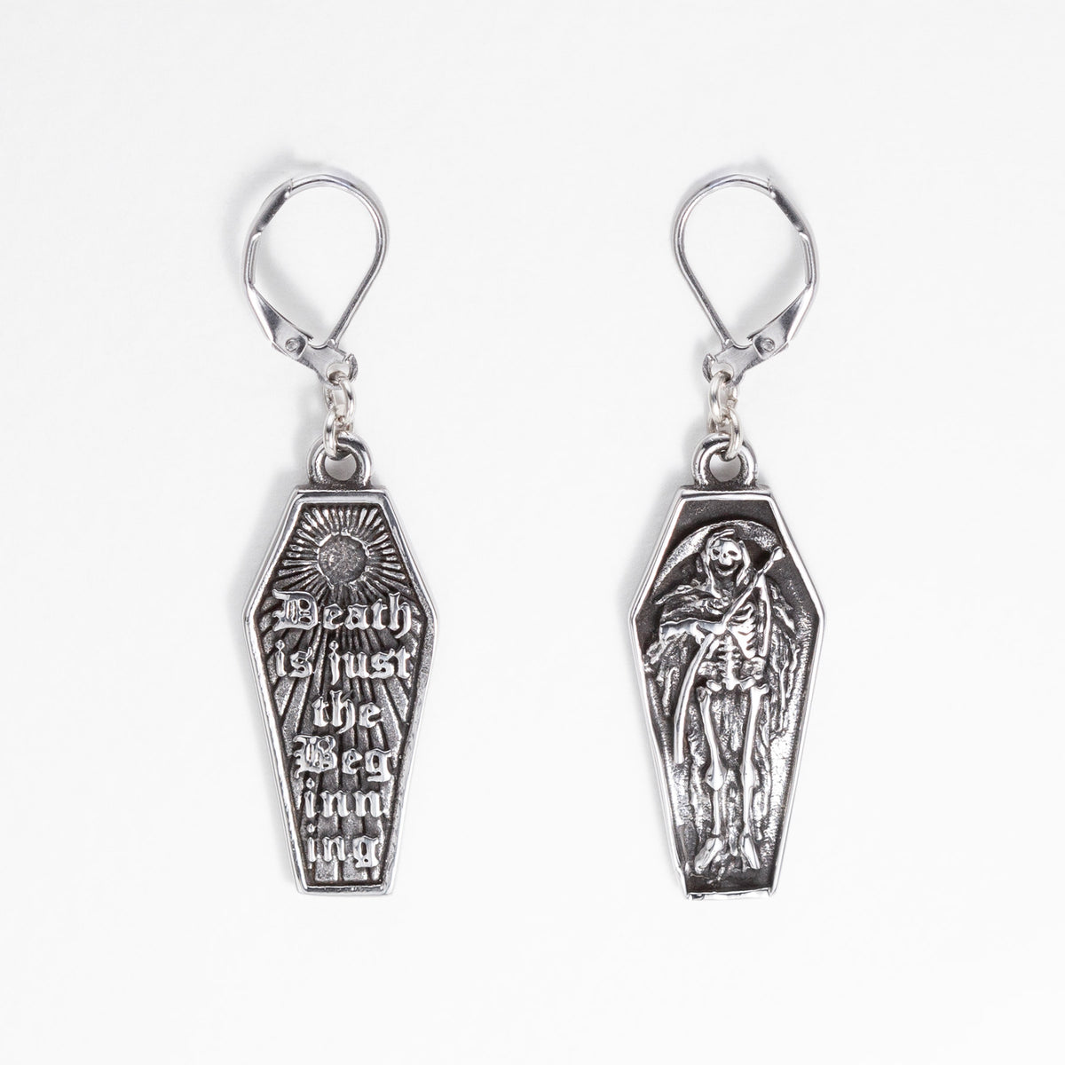 Drop Dead Stainless Steel Earrings