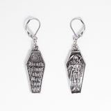 Drop Dead Stainless Steel Earrings