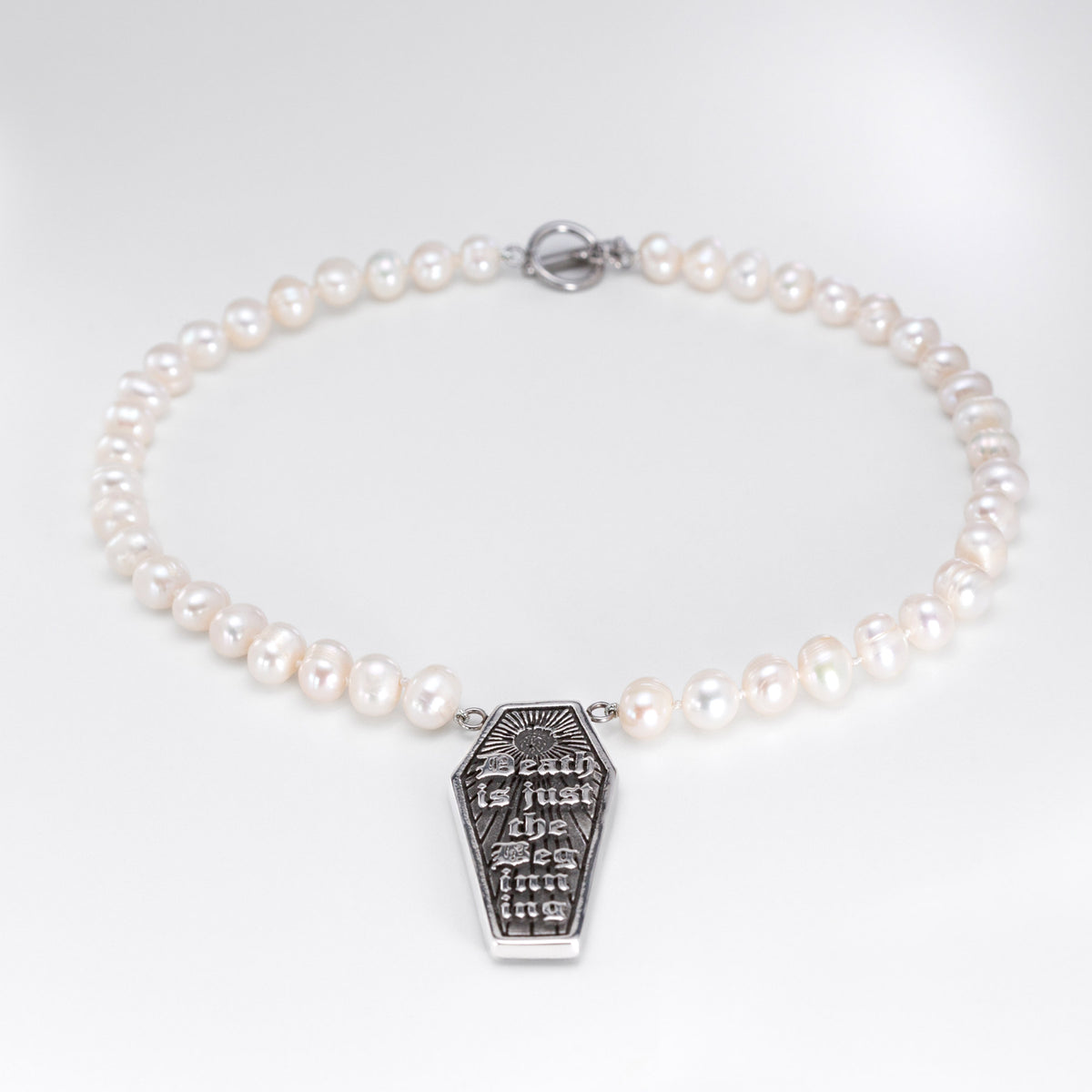 Drop Dead Pearl Necklace