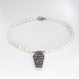 Drop Dead Pearl Necklace
