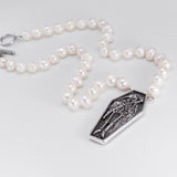 Drop Dead Pearl Necklace