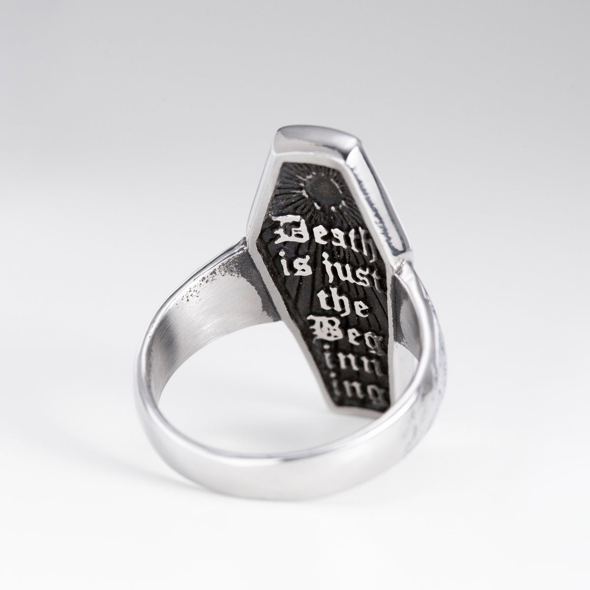 Drop Dead Stainless Steel Ring