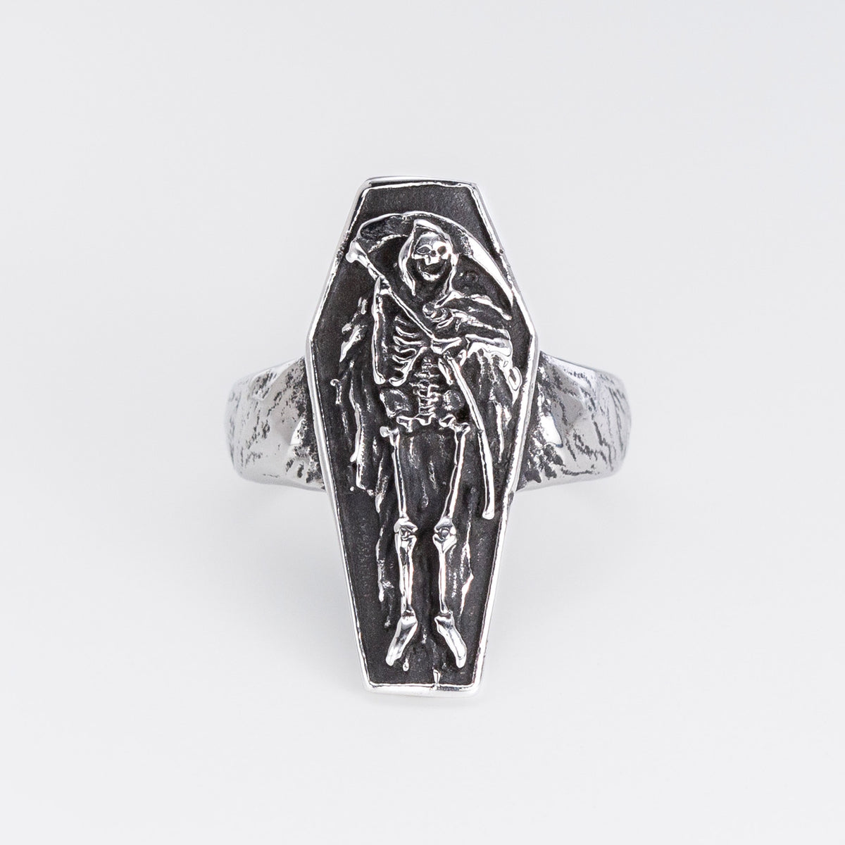 Drop Dead Stainless Steel Ring