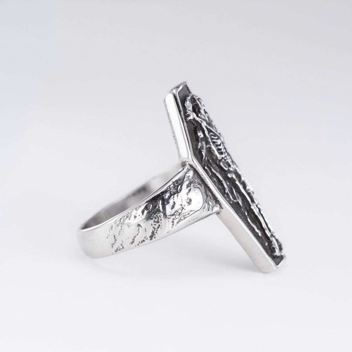 Drop Dead Stainless Steel Ring