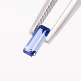 Royal Blue Sapphire Emerald cut 0.62 carat