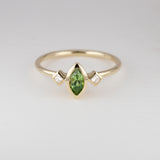 Lime Mali Garnet Marquise Tiny Treasure Ring