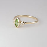 Lime Mali Garnet Marquise Tiny Treasure Ring