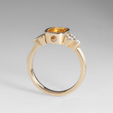 Golden Honey Comb Ring
