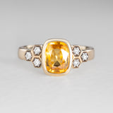 Golden Honey Comb Ring