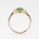 Green Garnet Beetle Ring