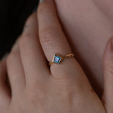 Guardian Shield Sapphire Ring