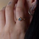 Guardian Shield Sapphire Ring
