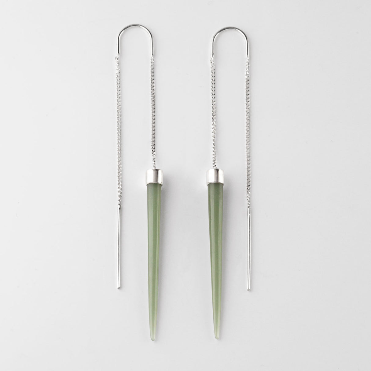 Pounamu Slipstream earrings